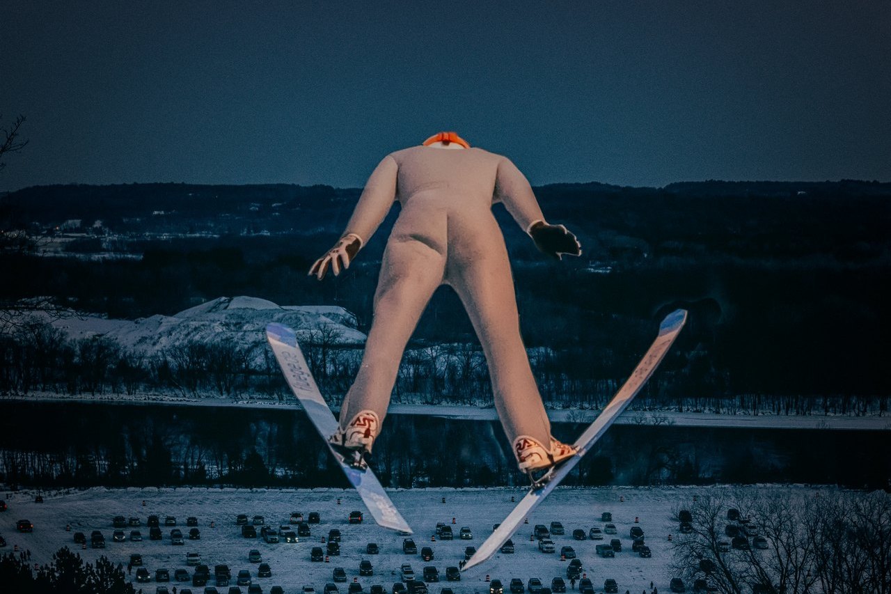 narciarski skoczek
